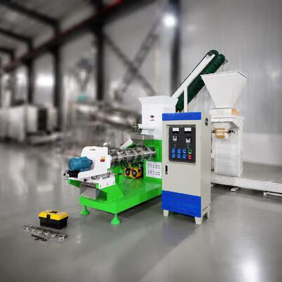 Kapasitas Tinggi Floating Feed Extruder DGP100 Peralatan Produksi Pellet Pakan Ikan Untuk Pasokan Pertanian Akuakultur Komersial